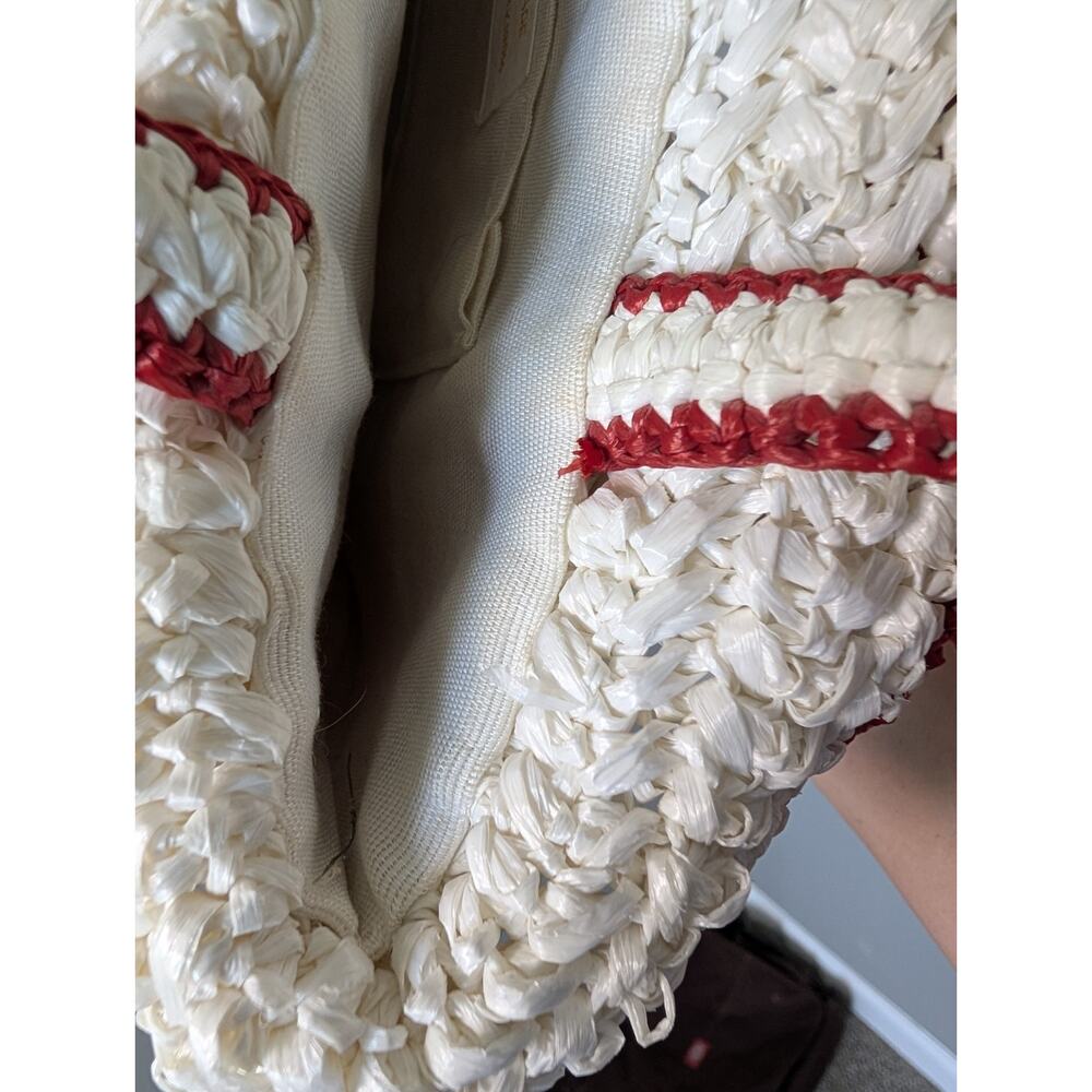 Vintage Magid Straw Strawberry Tote Bag Handbag Woven Raffia Cottagecore... - Picture 13 of 16